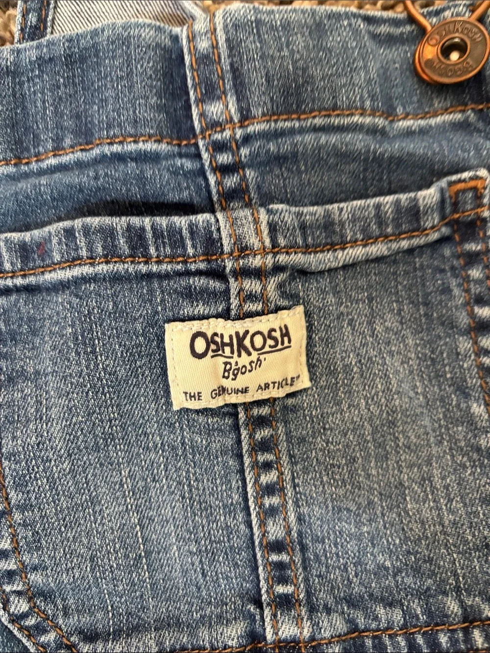 OshKosh B'gosh Denim Blue Kids Overalls